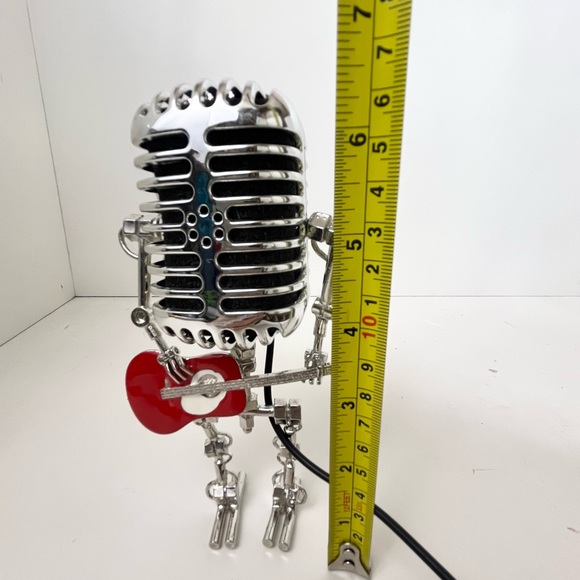 Steam Punk Microphone Man Light Decor Night Light - Picture 7 of 12